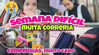 MEU DIA| SEMANA DIFICIL| Comprinhas para o lar| Muita Correria| Ansiedade,| Mãe que trabalha fora