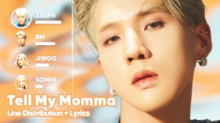 KARD - Tell My Momma (Line Distribution + Lyrics Karaoke) PATREON REQUESTED