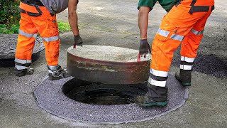 The Crazy Complex Process of Repairing Manholes in Modern Cities Today