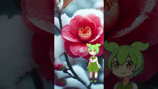 Bunga Musim Dingin: Tsubaki #zundamon #jepang #jepangindonesia #tsubaki #camelia