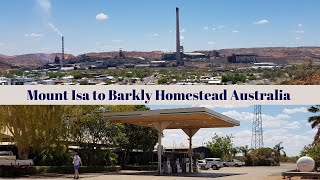 Mount Isa in Queensland to Barkly Homestead in Northern Territory AUSTRALIA