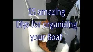 15 amazing diy ideas for organizing your boat