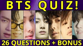 BTS QUIZ FOR TRUE ARMYs! CAN YOU ANSWER ALL BTS QUESTIONS? KPOP TEST!