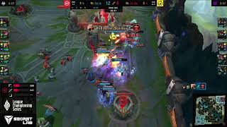 100T DOUBLELIFT ZERI UNOFFICIAL PENTAKILL - 100 THIEVES VS DIGNITAS | #lcs