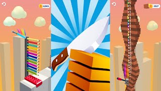 Slice It All! - Gameplay Mobile Game Walkthrough All Levels Android Ios