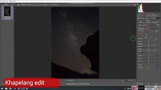 Editing professional for the Milky Way