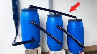 Amazing inventions of 60 year old plumber! Endless free water energy idea from PVC pipes and cement