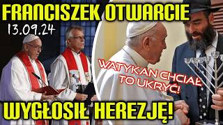 ❗ ❗ ❗ PILNE! DEKLARACJA FRANCISZKA ukryta przez Watykan |TE SŁOWA padły PIERWSZY RAZ #mszatrydencka