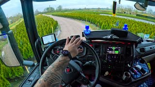 POV Truck Driving 🇳🇱 Scania R500 Netherlands Lovely Clients And Beautiful Country ASMR 4k New Gopro