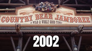 Country Bear Jamboree | 2002 | Magic Kingdom