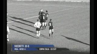 Serie A 1968-69 I gol di Juve, Milan e Inter contro il Pisa