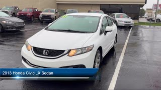 2013 Honda Civic LX Sedan Woodhaven  Trenton  Wyandotte  Taylor  Riverview  Southgate.