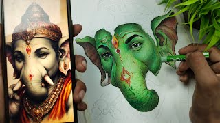 Lord ganesha drawing 😍, part - 2, step by step