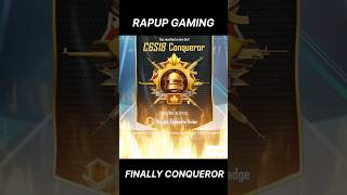 Finally Conqueror #bgmi #pubgmobile #shorts #trending