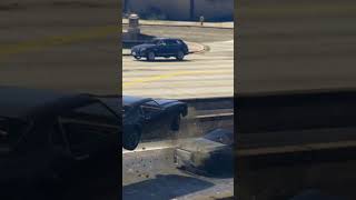 Wrong Way!One Wrong turn led to a disastrous Crash with Mercedes #gta #short #crash