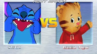 M.U.G.E.N REQUESTS | Stitch vs Daniel Tiger | Lilo & Stitch vs Daniel Tiger's Neighborhood