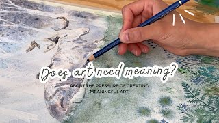 Does your art need to have meaning? ✧ Paint & Chit Chat with me