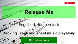 Engelbert Humperdinck Release Me Tenor Sax Clarinet Trumpet Backing Track and Sheet Music