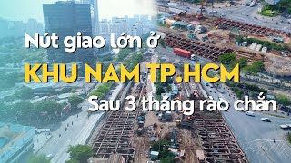 Nút giao ở khu Nam Sài Gòn đã thi công đến đâu ? Nguyễn Văn Linh - Nguyễn Hữu Thọ | Saigon71