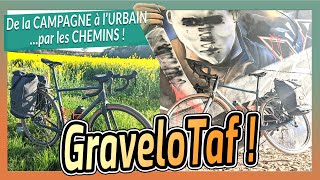 GRAVELOTAF ! Vélotaf de la campagne à l'hypercentre de Lyon avec mon Triban en mode GRAVEL, AU TOP !