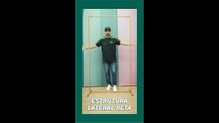 Estrutura lateral reta para festas