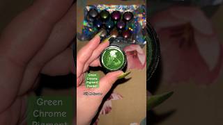 #Green #Chrome #Pigment #Powder #NailArt #Makeup #Product #Demo #Review #Relatable #Reels #Shorts