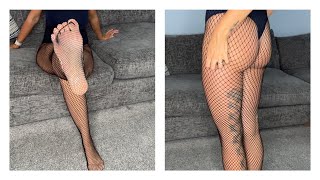 Fishnet Tights Try On - Testing Fishnets For Walking and Fit