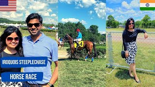 Iroquois Steeplechase Nashville. Horse Race in America, Indians in America