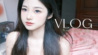 Vlog：一分钟导演/下雨的休息日！/去换美甲啦/治愈自己