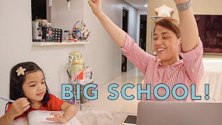 How to prepare for big school / Study time with a 4 yr old // Elle x Kerrigan