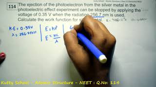 neet chemistry mcq   Atomic Structure  114