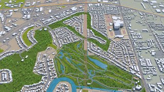 Sugar Land city Texas USA 3d model 25km