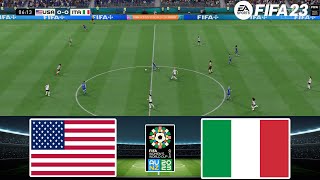 FIFA 23 - USA vs Italy 28/8/2024 - FIFA Women's World Cup 2023 - Gameplay PS5