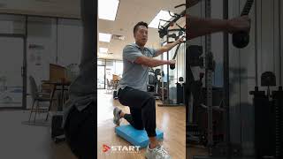 Half kneeling cable chop