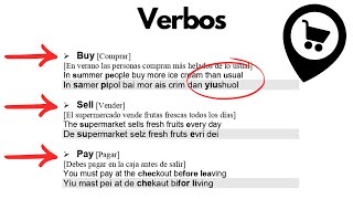 Aprende 7 Verbos Básicos para Trabajar en Supermercado/Market (Con Pronunciacion) - KNinglés