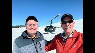 Landing on an iceberg in Ilulissat