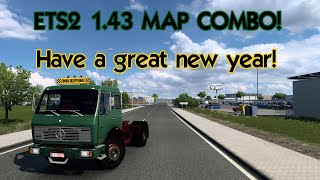 ETS2: 1.43 Map Combo - It's a big one!