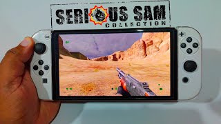 Así Funciona SERIOUS SAM COLLECTION En Nintendo SWITCH OLED Gameplay Rendimiento