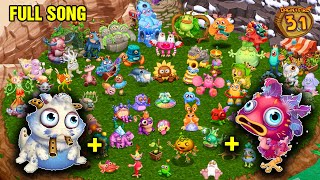 Continent Full Song 3.1 + Baby G'joob, Baby Yawstrich (My Singing Monsters: Dawn of Fire)