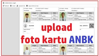 SOLUSI UPLOAD FOTO KARTU LOGIN ANBK | DR Ramadhan