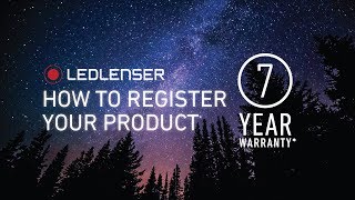 LEDLENSER Product Register Instruction - 7 Years Warranty - Light - LED - Malaysia