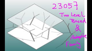 23057 - Revit Two Level Based and Adaptive Family Exercise