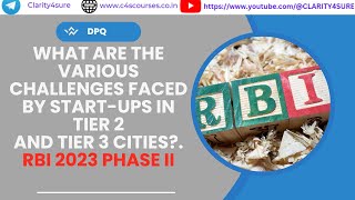 RBI Grade B officer exam descriptive question for phase II