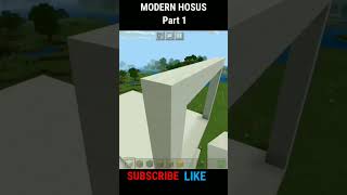 how to make modern house in minecraft pocket edition how to make modern house tutorial in minecraft