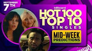 MID-WEEK PREDICTIONS | Billboard Hot 100, Top 10 Singles | September 7th, 2024