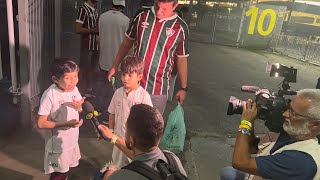 Fluminense x The Strongest ! E nós demos entrevista para o jogo aberto da Band ! #fluminense #band