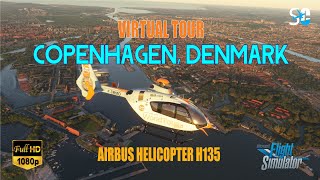 Explore Copenhagen City, Denmark with Flight Simulator