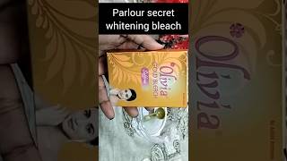 parlour secret whitening bleach at home #shorts #youtube #skincare #shortsfeed