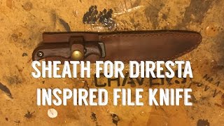 DiResta Inspired File Knife Sheath