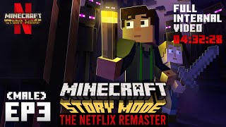 Minecraft: Story Mode | EP3: The Last Place You Look (Netflix) | Full Internal Video - Male